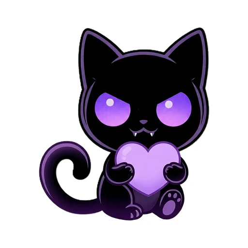 ShadowBlack holding a heart